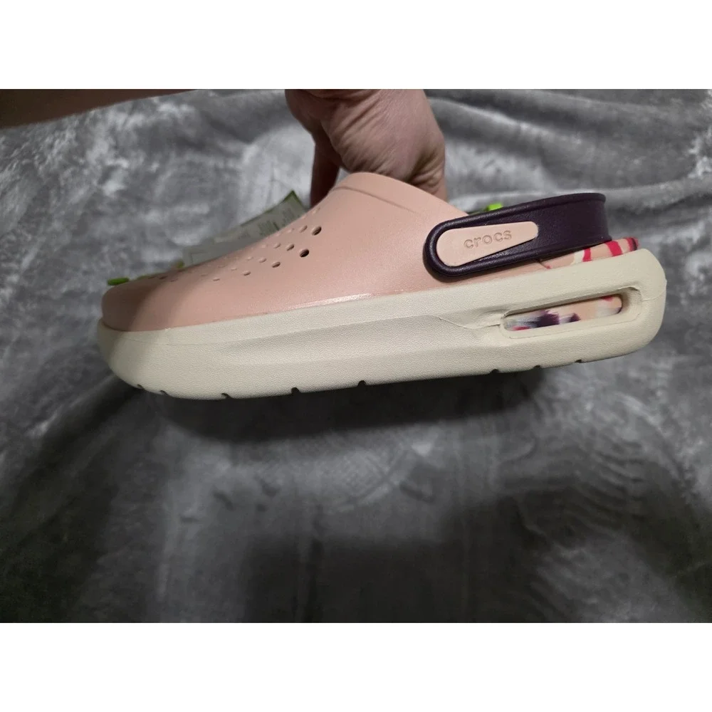 Crocs Inmotion Pink Caramel Marbled‎ Clog Men's Size 12 Slip On Shoes